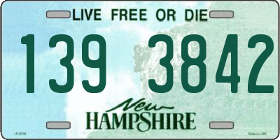 NH license plate 1393842