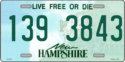 NH license plate 1393843