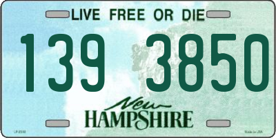 NH license plate 1393850