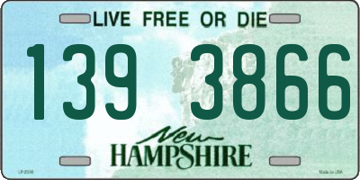 NH license plate 1393866