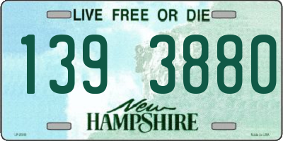 NH license plate 1393880