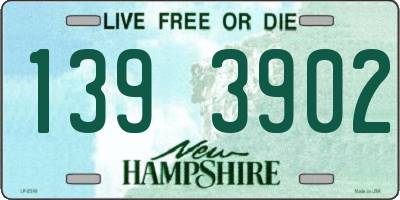 NH license plate 1393902