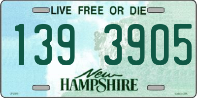 NH license plate 1393905