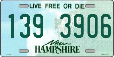 NH license plate 1393906
