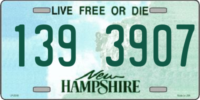 NH license plate 1393907