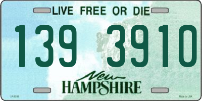 NH license plate 1393910