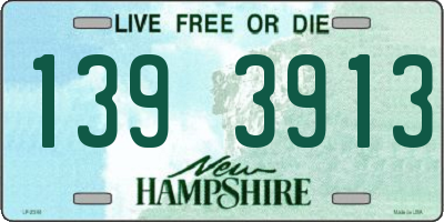 NH license plate 1393913