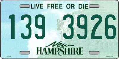 NH license plate 1393926