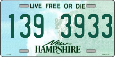 NH license plate 1393933