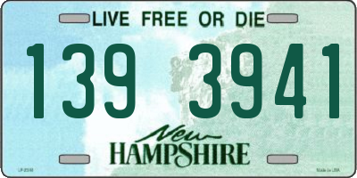 NH license plate 1393941