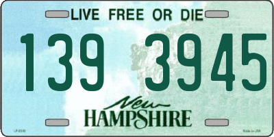 NH license plate 1393945