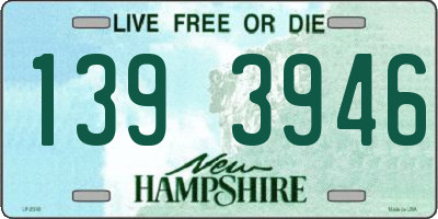 NH license plate 1393946