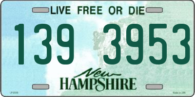 NH license plate 1393953