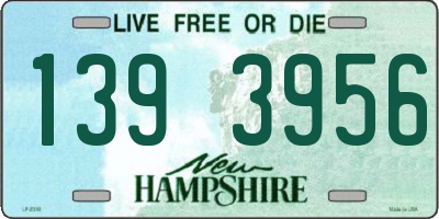 NH license plate 1393956