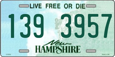 NH license plate 1393957