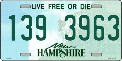 NH license plate 1393963