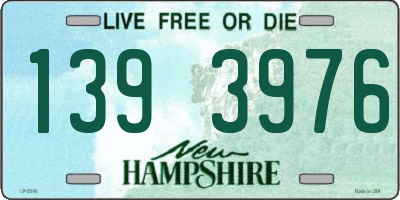 NH license plate 1393976