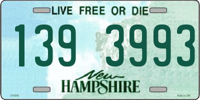NH license plate 1393993