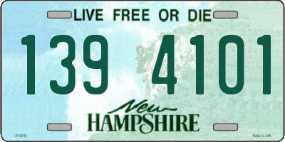 NH license plate 1394101