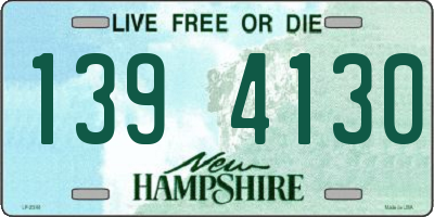 NH license plate 1394130