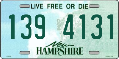 NH license plate 1394131