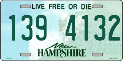 NH license plate 1394132