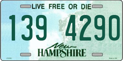 NH license plate 1394290