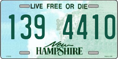 NH license plate 1394410