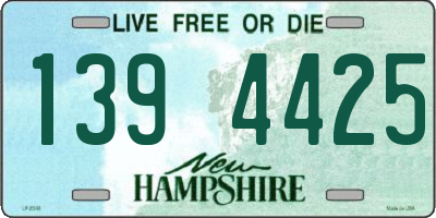 NH license plate 1394425