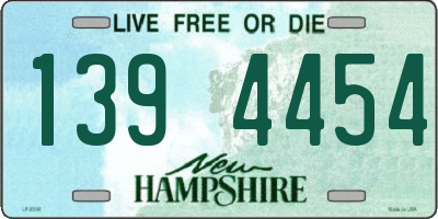 NH license plate 1394454