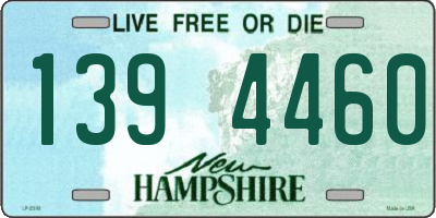 NH license plate 1394460