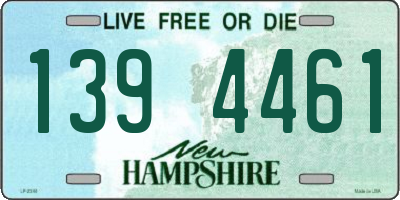 NH license plate 1394461