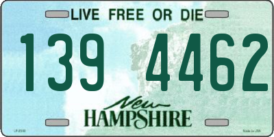 NH license plate 1394462