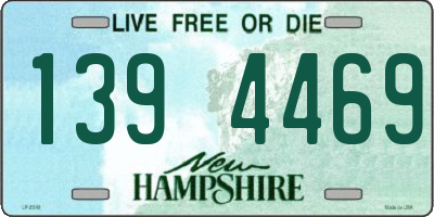 NH license plate 1394469