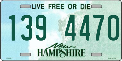 NH license plate 1394470