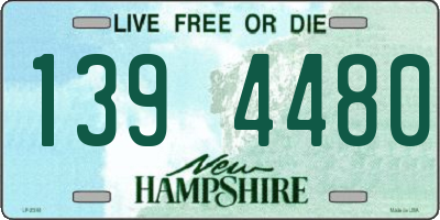 NH license plate 1394480