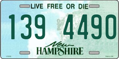 NH license plate 1394490