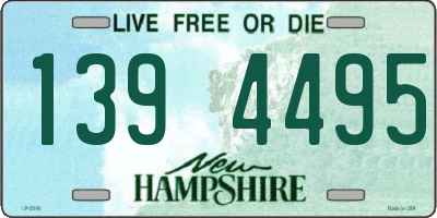 NH license plate 1394495