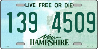NH license plate 1394509