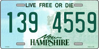 NH license plate 1394559
