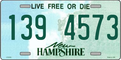 NH license plate 1394573