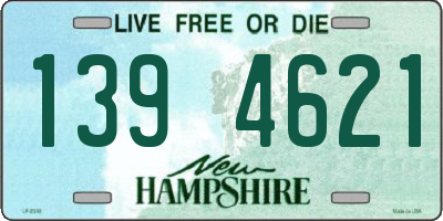 NH license plate 1394621