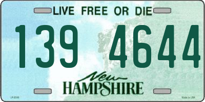NH license plate 1394644