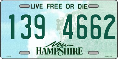 NH license plate 1394662