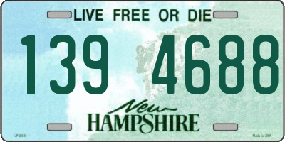NH license plate 1394688