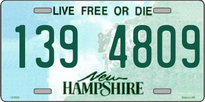 NH license plate 1394809