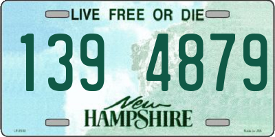 NH license plate 1394879