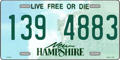 NH license plate 1394883