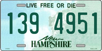 NH license plate 1394951