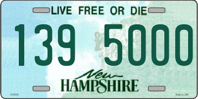 NH license plate 1395000